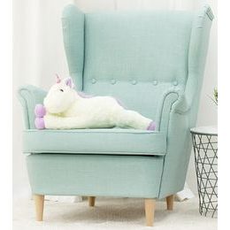 Plyšový jednorožec Bruno 70 cm bílý