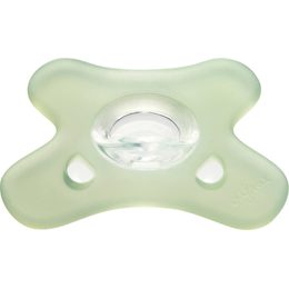 BIBS DE LUX - Silikonový dudlík, 0 - 36 m, vanilkový