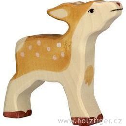 Srnče - lesní zvíře ze dřeva