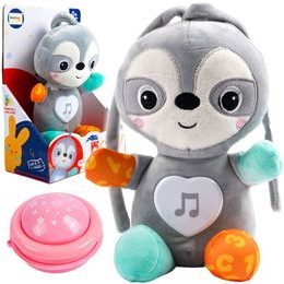Interaktivní plyšový lenochod na baterie Little Animal