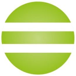 Zelená s proužky - zacvakávací korálek, polovina