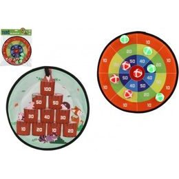 Terč na suchý zip oboustranný + míčky 8ks