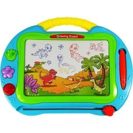 Oboustranná magnetická tabule s doplňky -modro/růžová