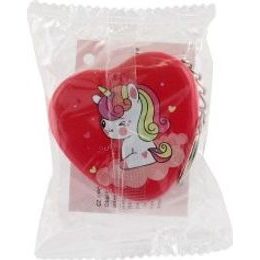 Přívěsek/Krabička srdce, jednorožec - mix barev