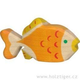 Zlatá rybka ze dřeva