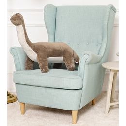 Plyšový dinosaurus Tobi 110 cm modrý