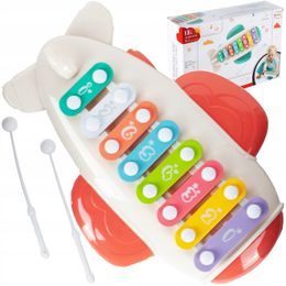 Cimbálky pro nejmenší Airplain Piano růžové