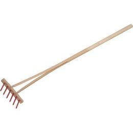 Hrábě - červené s násadou s 6 kolíky