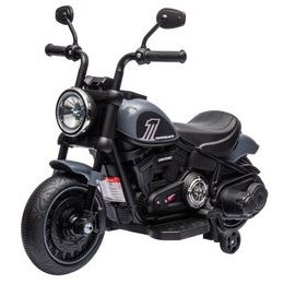 Dětská elektrická motorka Faster - šedá