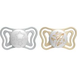 Silikonový dudlík Physio Light 6m, 2ks Lumi