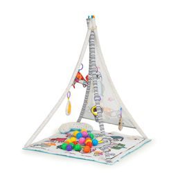 Teepee vzdělávací podložka pro miminka 20 míčků