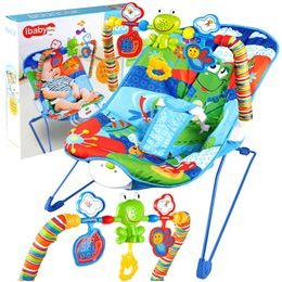 Kojenecké lehátko 2v1 s vibracemi Baby Bouncer