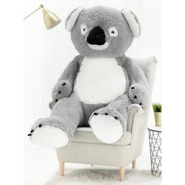 Plyšový medvěd Koala 160 cm šedá