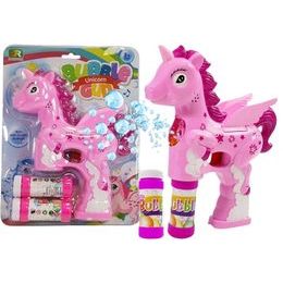 Majlo Toys bublifuk na baterie Jednorožec růžový
