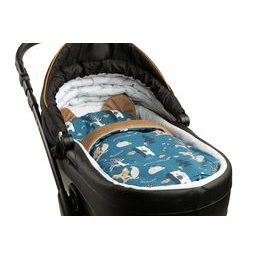 Sada podložky do kočárku deluxe lesní svět