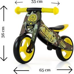 Dětská šlapací motokára Go-kart Milly Mally Viper bílá