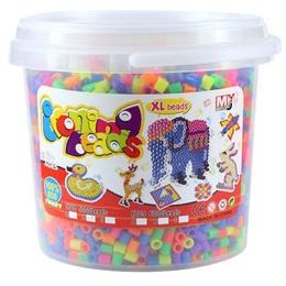 Zažehlovací XL neónové korálky Iron Beads 5000 kusů průměr 0,9 cm