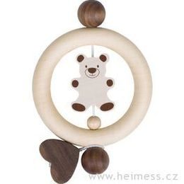 Medvídek a velké srdce - kroužek pro děti (Heimess nature)