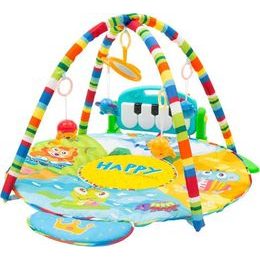 Haunger hrací deka XXL se 2 hrazdami a piankem Happy Zoo