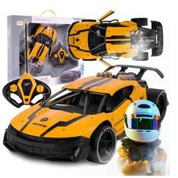 Auto na dálkové ovládání s kouřovým efektem Speed Phantom 1:14 žluté