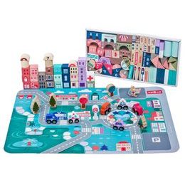 Doris sada dřevěných kostek 115 ks v Městečko