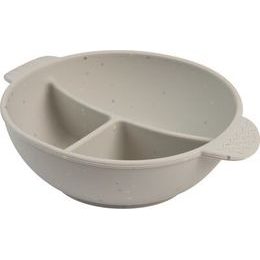 Canpol babies Silikonová dělená miska s přísavkou DOTS 360ml šedá