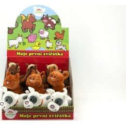 Plyšová opice s miminkem žlutá 70 cm