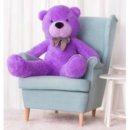 Plyšový medvěd Kvído 130 cm fialový