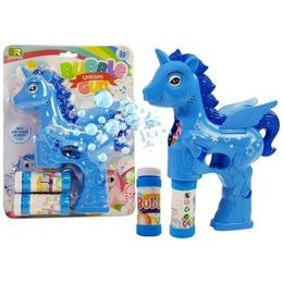 Majlo Toys bublifuk na baterie Jednorožec modrý