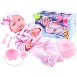 Panenka Baby Girl Noe 40 cm s nočníkem