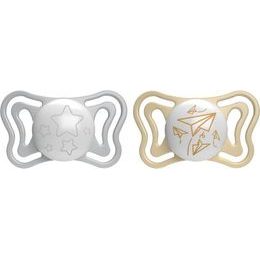 Silikonový dudlík Physio Light 16m, 2ks růžový