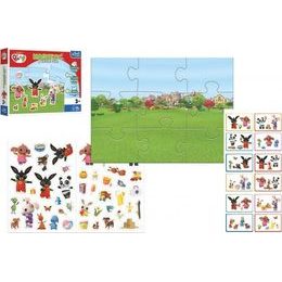 Puzzle magnetické s doplňky Králíček Bing s přáteli