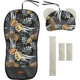 Sada do kočárku deluxe velvet - zlaté listí