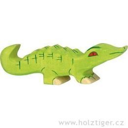 Malý krokodýlek - dřevěné zvíře