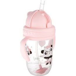 Canpol babies Nevylévací hrníček se slámkou a závažím Exotic Lenochod - šedý, 270 ml