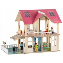 Ecotoys dřevěná jídelní židlička C220 2v1 šedá