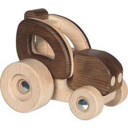 Dřevěný traktor, přírodní dřevo - Goki nature