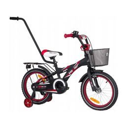 Dětské kolo Mexller BMX s vodící tyčí černo-červené 12"