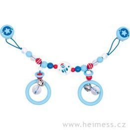 Plastový řetěz do kočárku - raketa