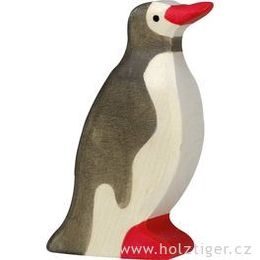 Mládě tučňáka - dřevěná hračka
