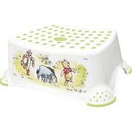 Keeeper Stolička, schůdek s protiskluzovou funkcí - Medvídek Pú a přátelé - bílý