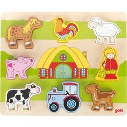 Dřevěné puzzle - Kdo kde bydlí?