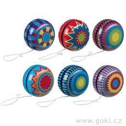 Plechové jojo - nostalgická hračka, 5,5 cm