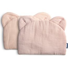 Mušelínová poduška do kočárku růžová