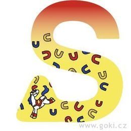 Ozdobné písmeno ze dřeva S