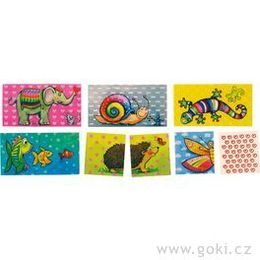 Pexeso a puzzle v jednom - Zvířátka