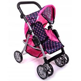 Doris sportovní kočárek pro panenku 9352 černý