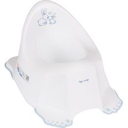 Hrající dětský nočník protiskluzový Bunny bílý