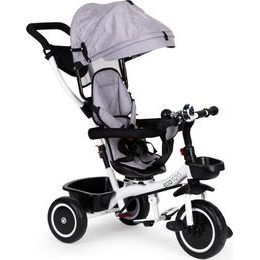 Ecotoys dětská tříkolka s otočným sedadlem S360 šedá