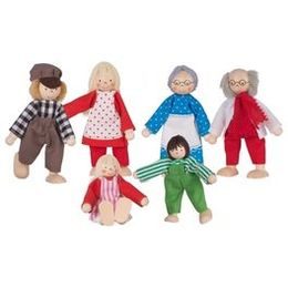 Panenky do domečku - rodina, 6 ks
